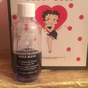 Aveda blue oil.